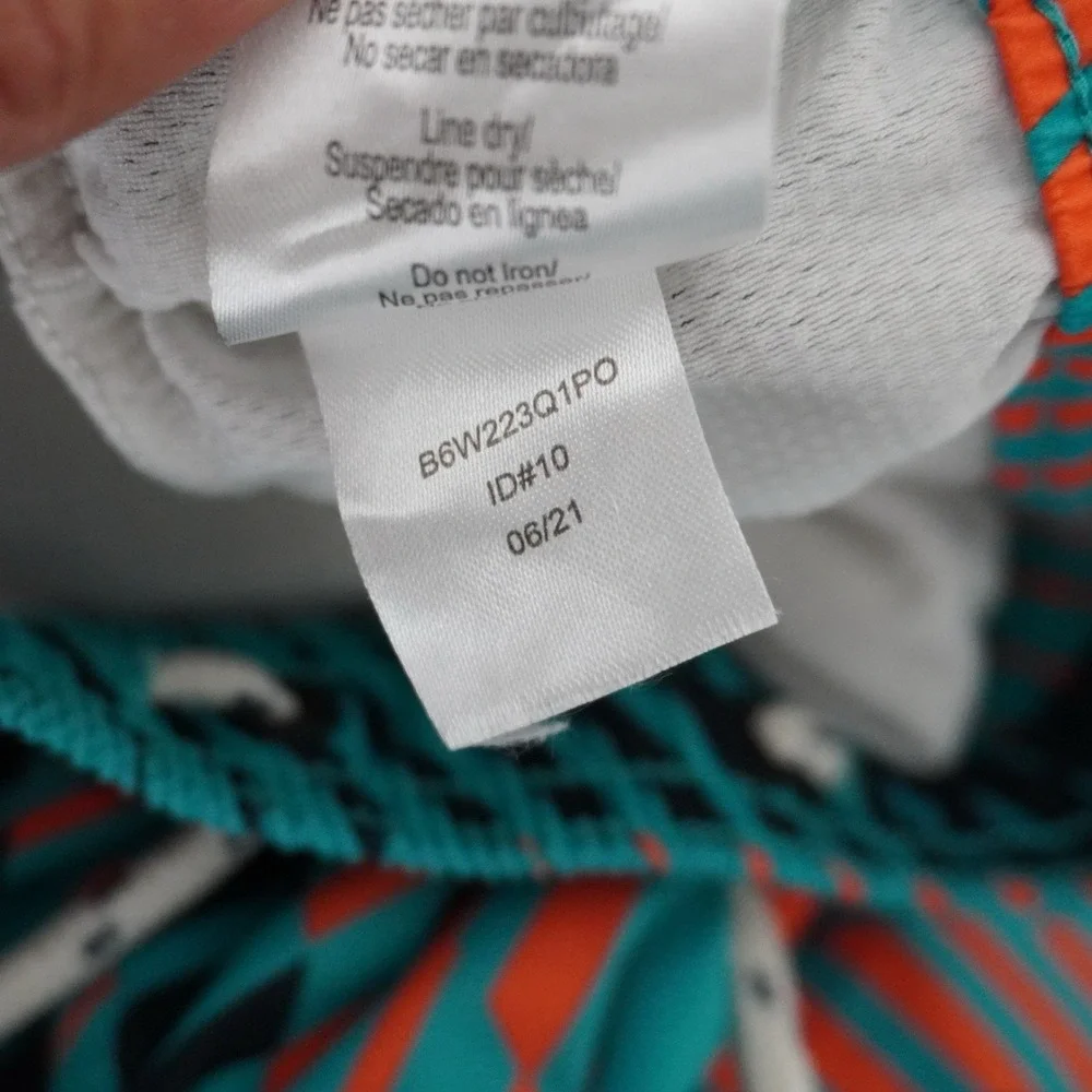 Psycho Bunny‎ Mens Swim Trunks Miami Teal Small All Over Print